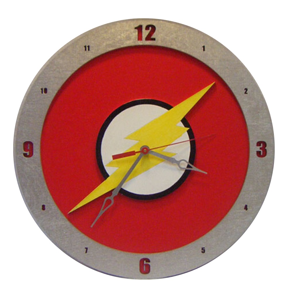 The Flash Wall Clock 14" diameter Altruistic AllTru2U