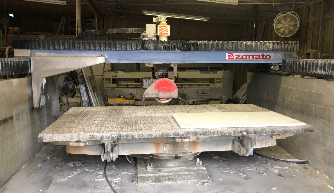 Sold Used 2006 Zonato FP7 Bridge Saw All Used Stone Equipment