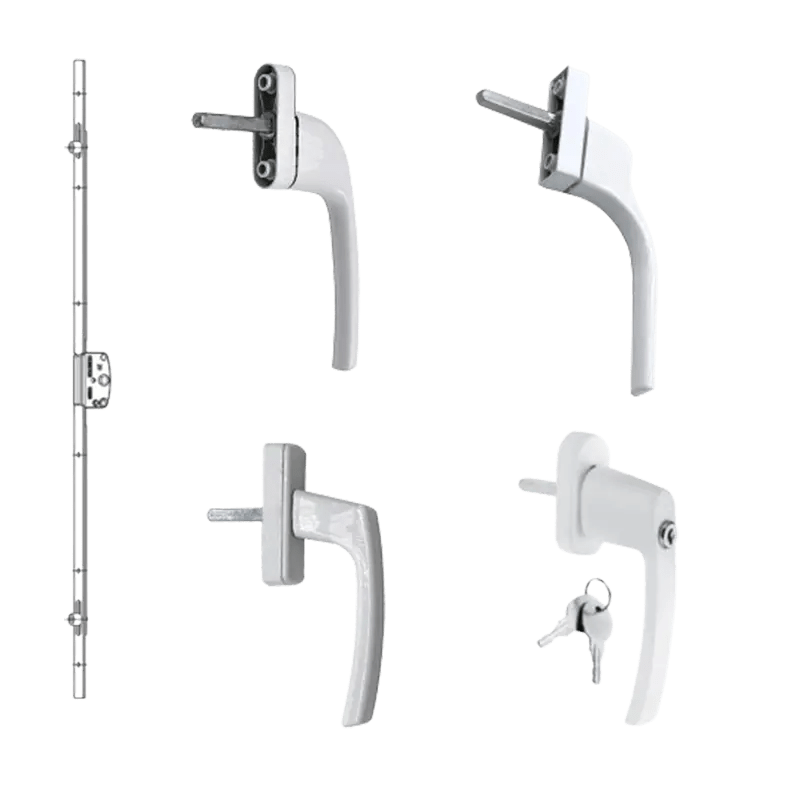 Ally Hardware bathroom sliding glass door hardware for 25mm round tube