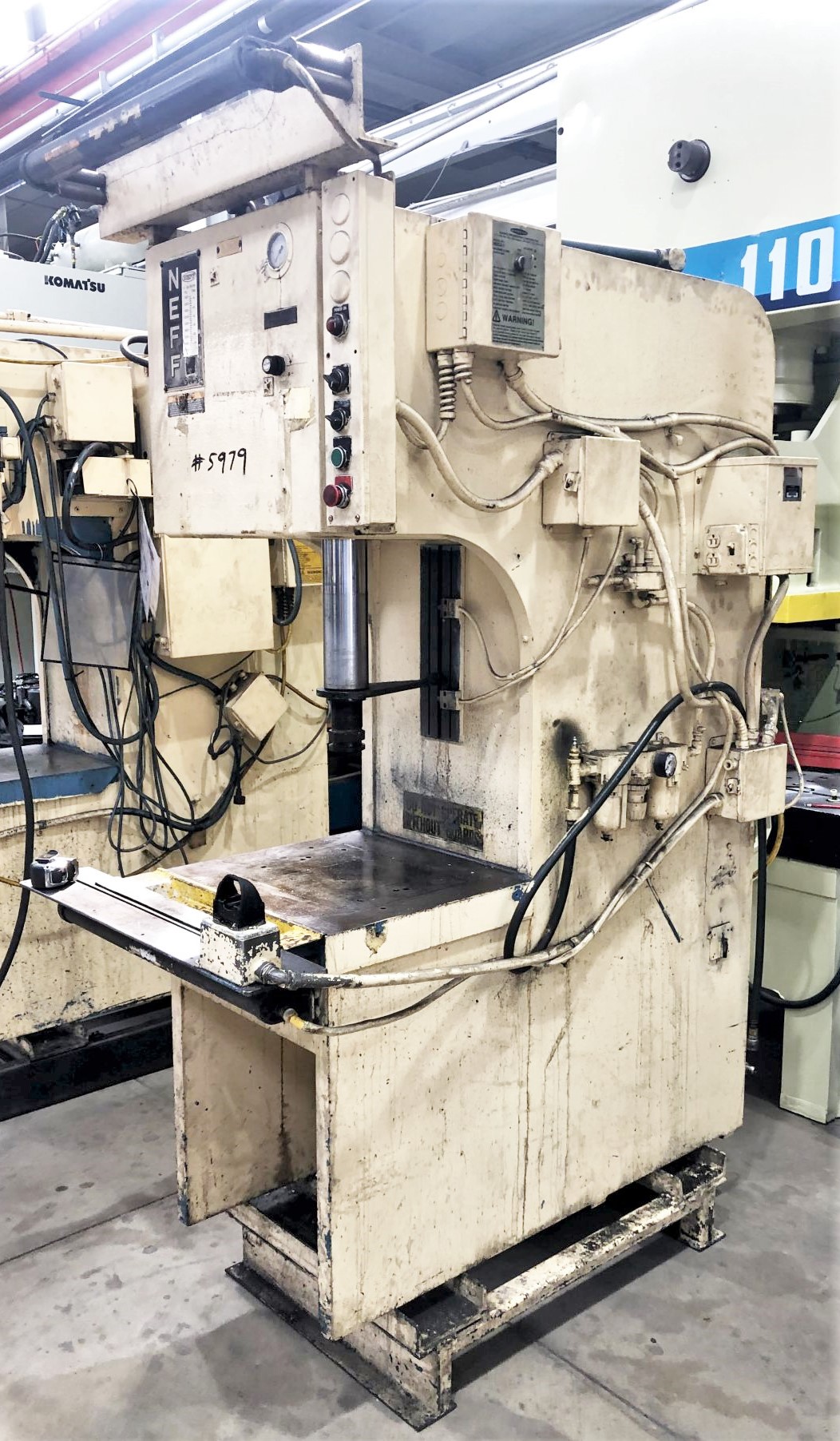 30 Ton C Frame Hydraulic Used Press • Used Neff Floor Model Press (5979)