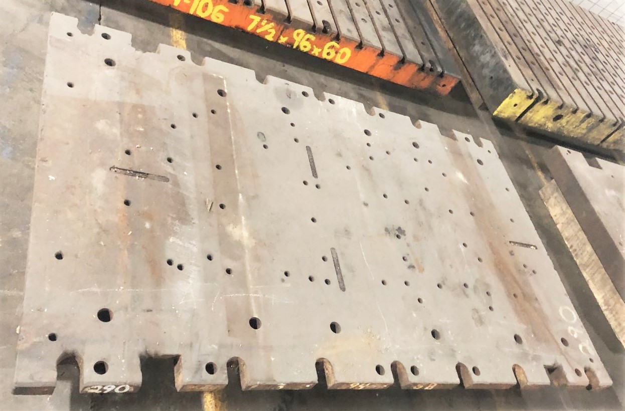 94" x 58" Solid Bolster Plate for Sale 3" Thick (S290)