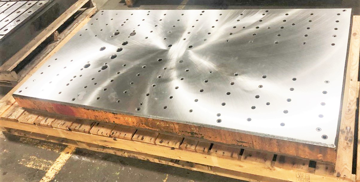 78" x 42" Solid Bolster Plate for Sale 5" Thick (S784)