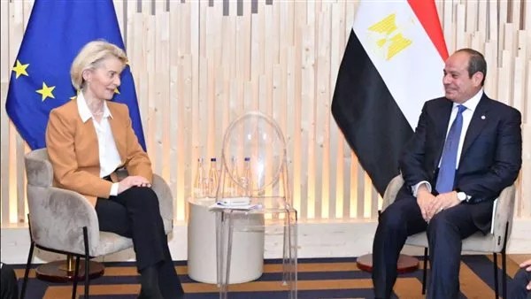 السيسي يؤكد ضرورة استكشاف فرص التعاون بالمجالات المبتكرة مع الاتحاد الأوروبي السيسي يؤكد ضرورة استكشاف فرص التعاون بالمجالات المبتكرة مع الاتحاد الأوروبي