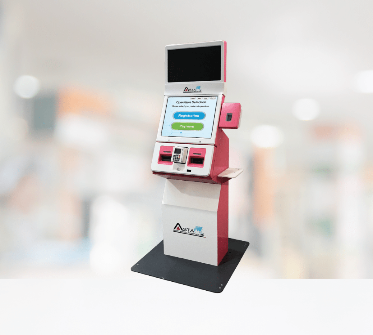 Hospital Registration Kiosk system ASTA