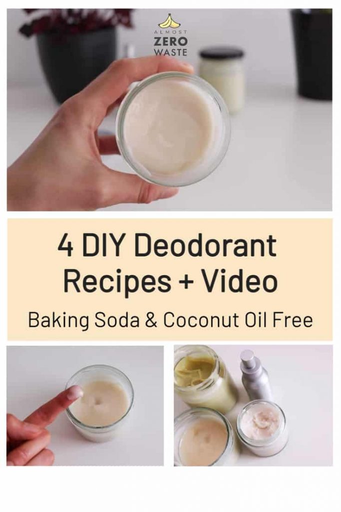 4 DIY Deodorants For Smelly Armpits Almost Zero Waste