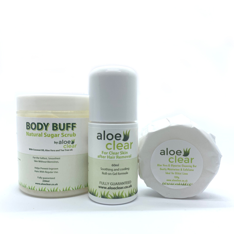 Aloeclear Total Care set Aloe Clear Ingrown Hair Treatment