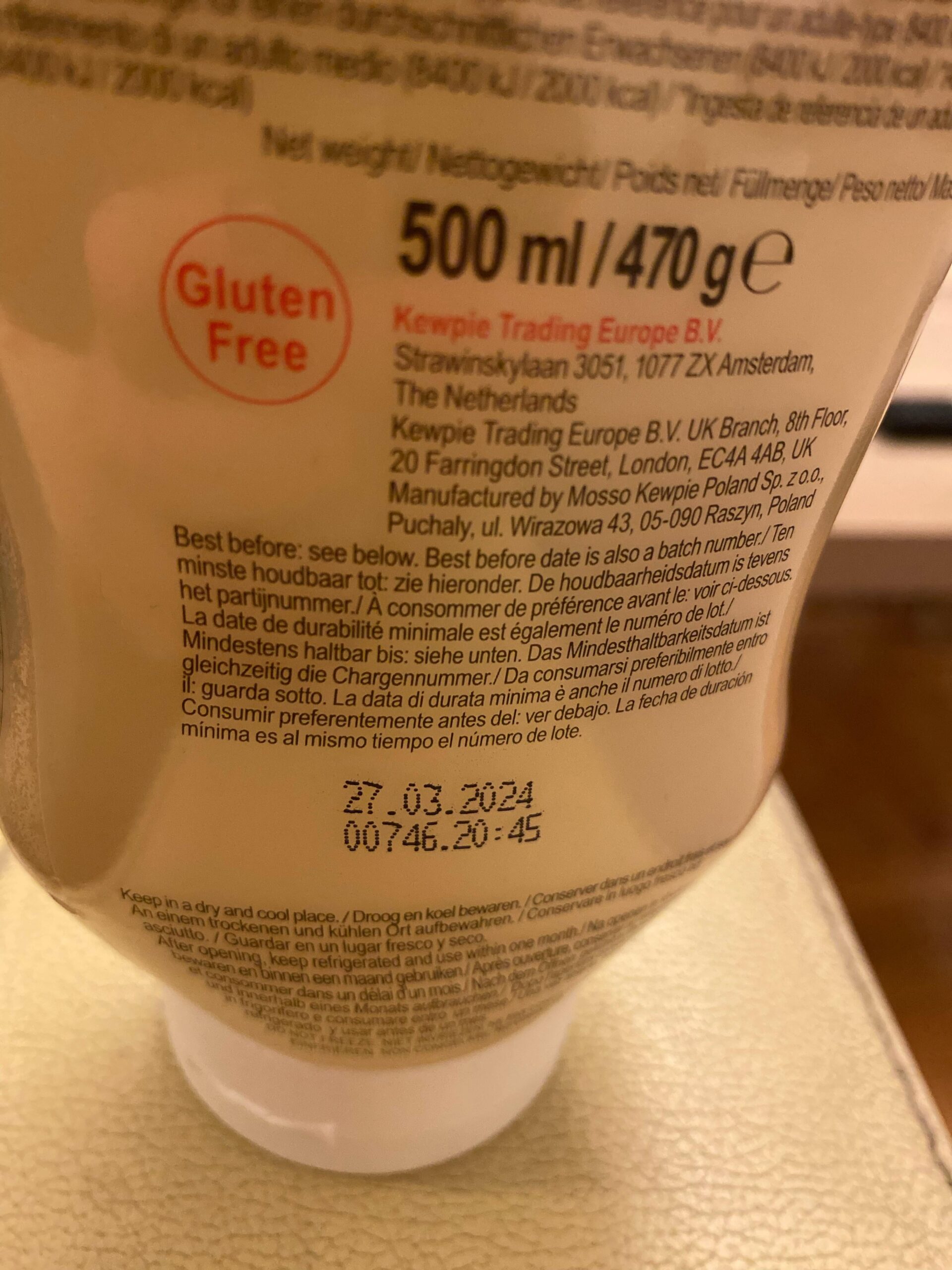 Can Kewpie mayo be eaten after best by date? Alo Japan