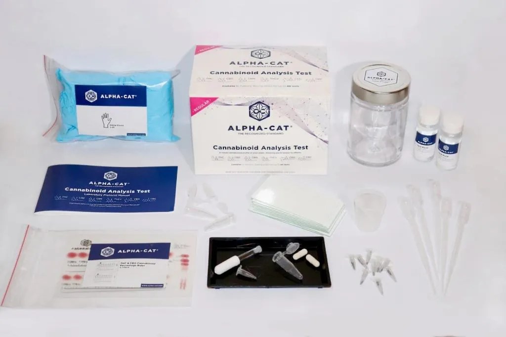 Regular Cannabinoid Test Kit (40 THC Potency Tests) Alphacat