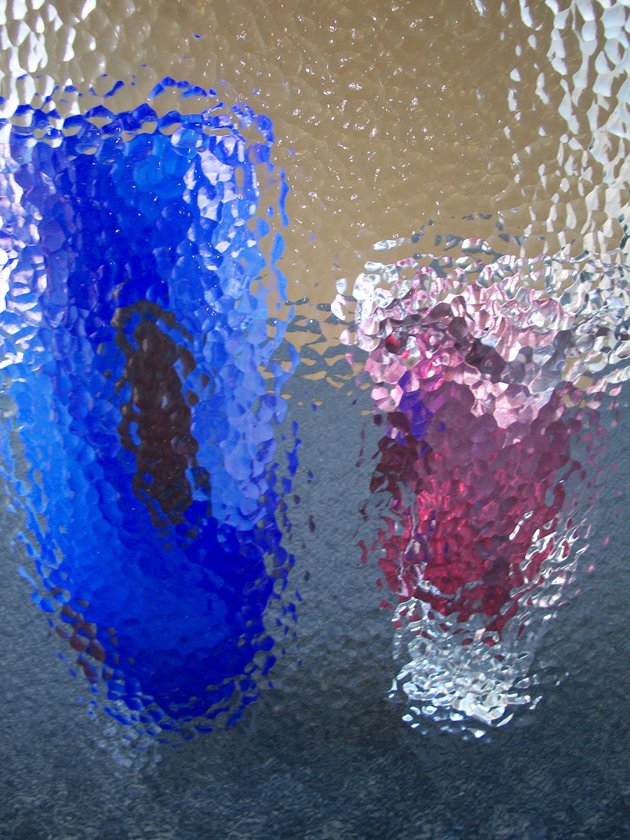 Hammered Alpha Glass