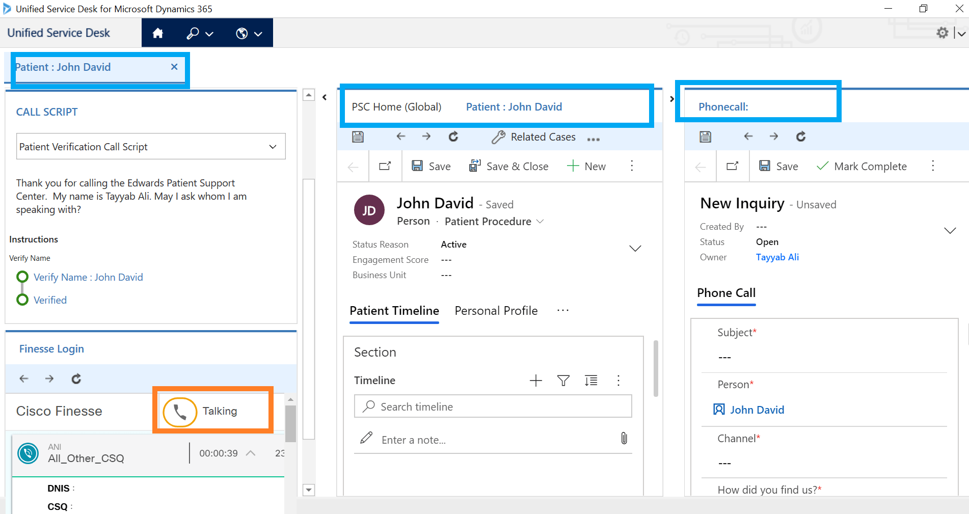 Unified Service Desk Surface your apps inside of a single application