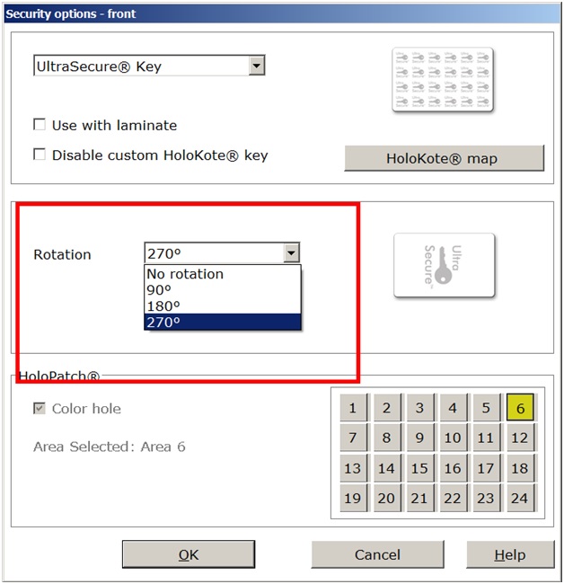 How to enable HoloKote on a Magicard Pronto printer from AlphaCard
