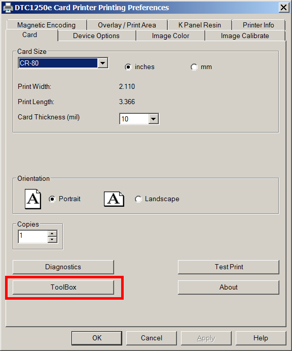 How to resolve black smudges being printed on a DTC1250e printer from