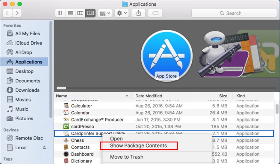 A guide to cleaning a Magicard Pronto card printer on Mac O/S from