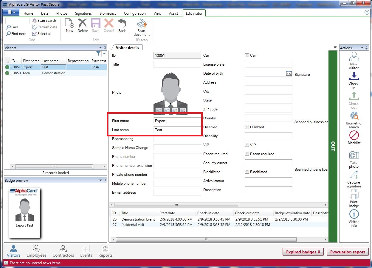A Guide on How to Create Visitor Records in AlphaCard Visitor Pass