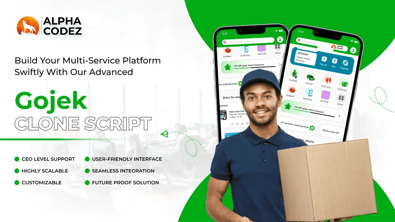 Gojek clone script Launch your own multiservice platform