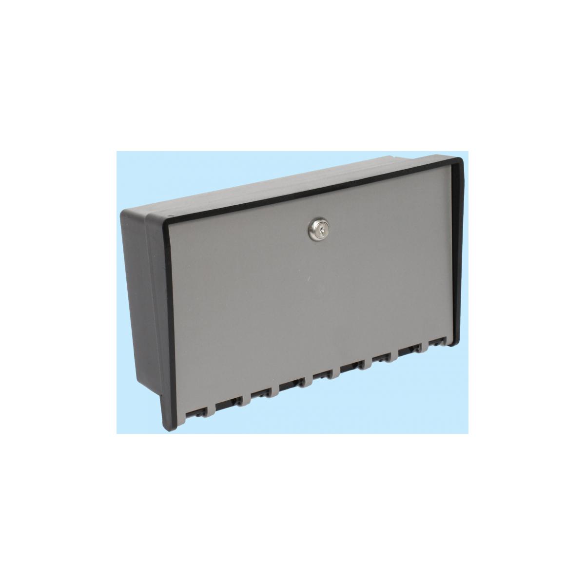 Alpha Communications™ PEDESTAL HOUSING13"WX7"HBLCK