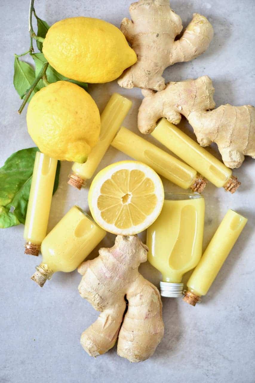 Lemon, Ginger and Cayenne Immunity Shots Alphafoodie