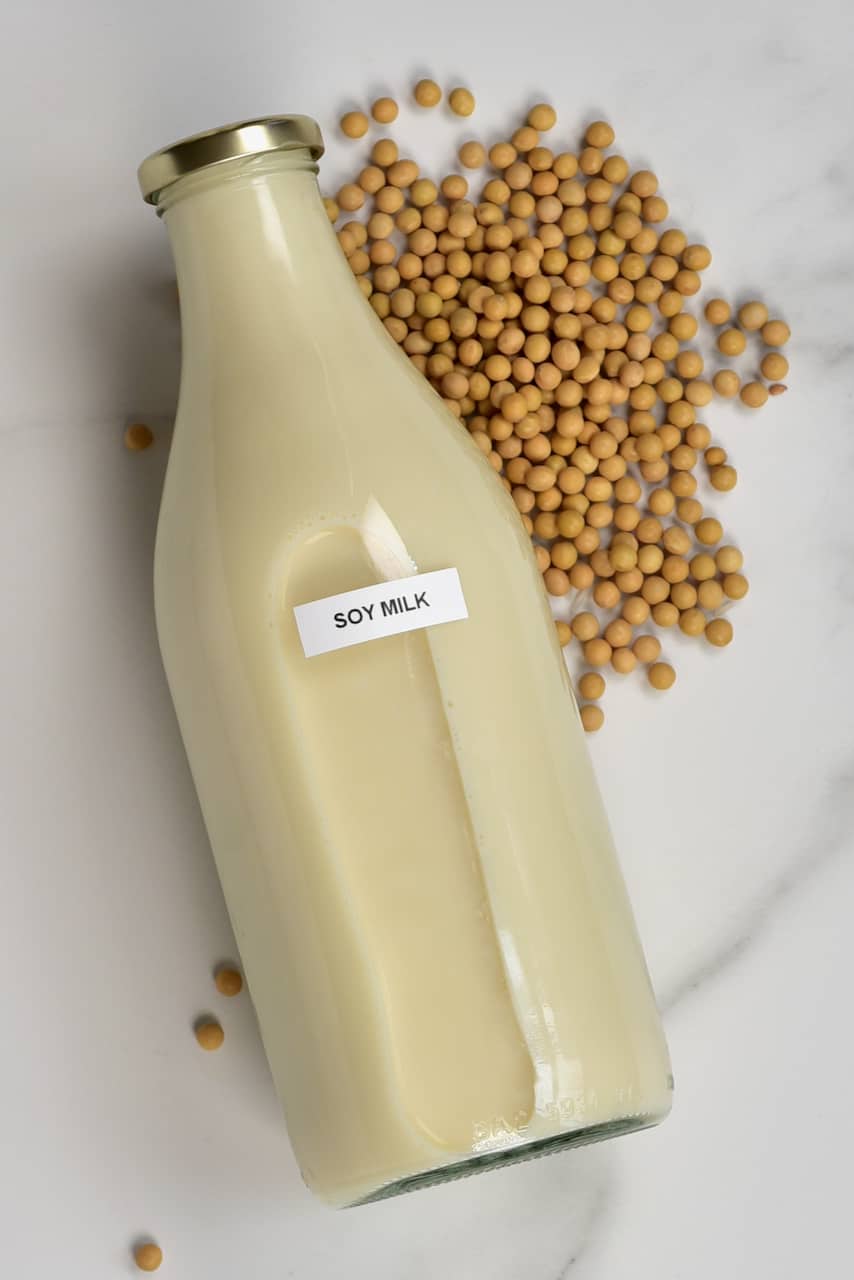 Simple Homemade Soy milk Recipe Alphafoodie
