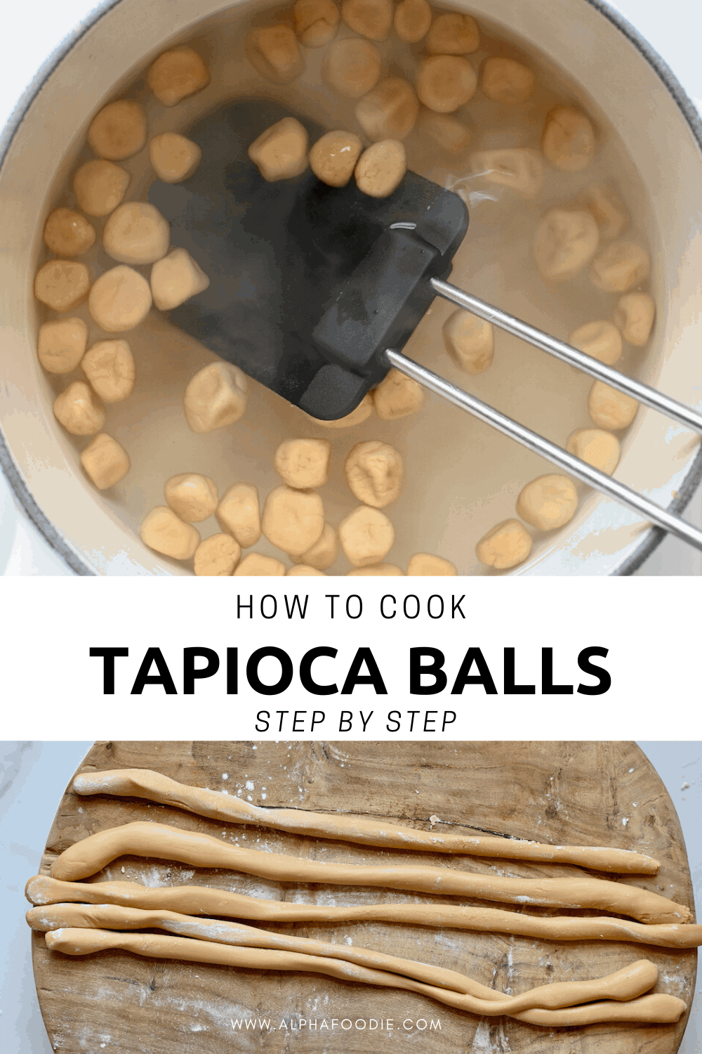 Homemade Boba 'Tapioca Pearls' Bubble Milk Tea Alphafoodie