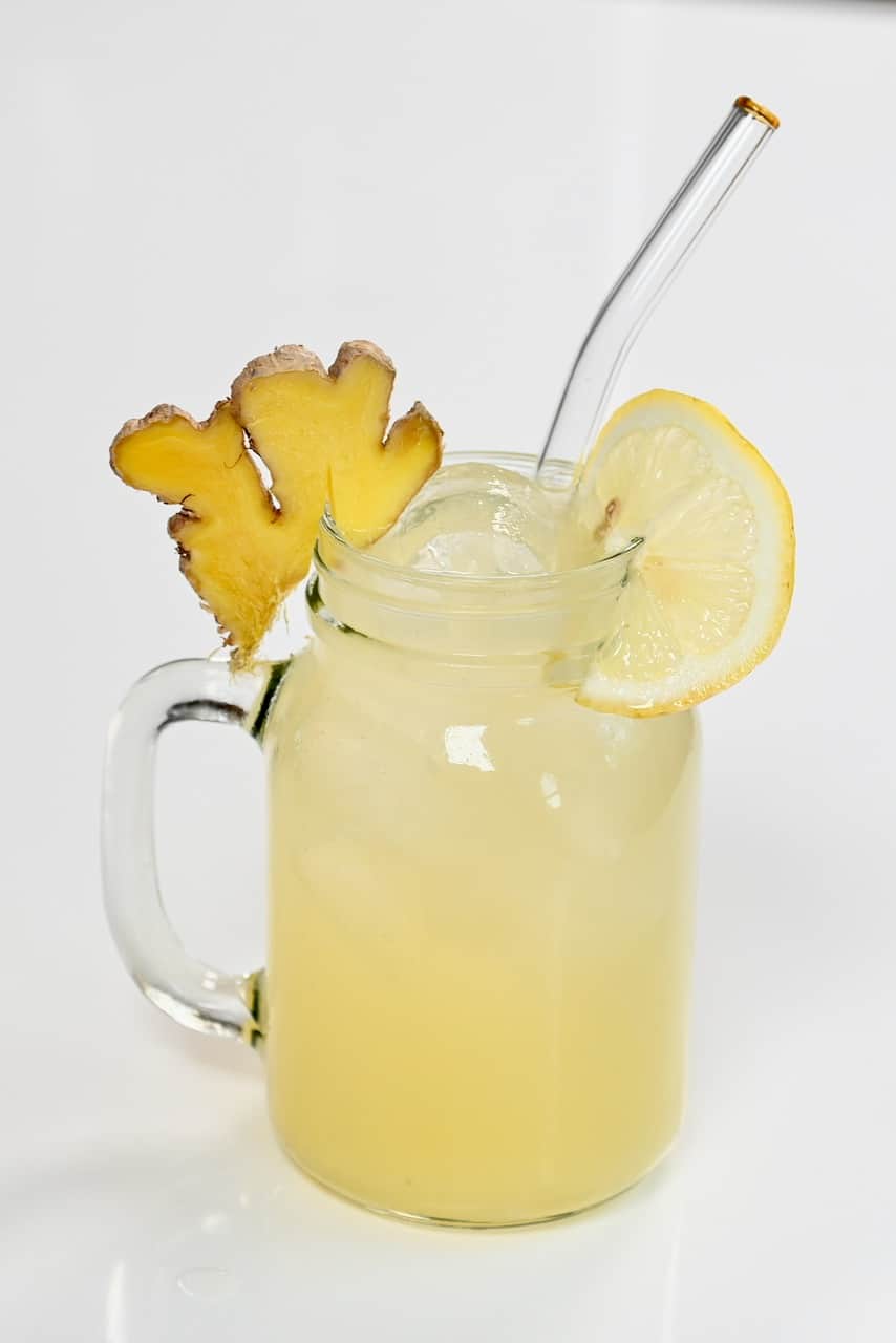 Simple And Healthy Ginger Lemonade Alphafoodie
