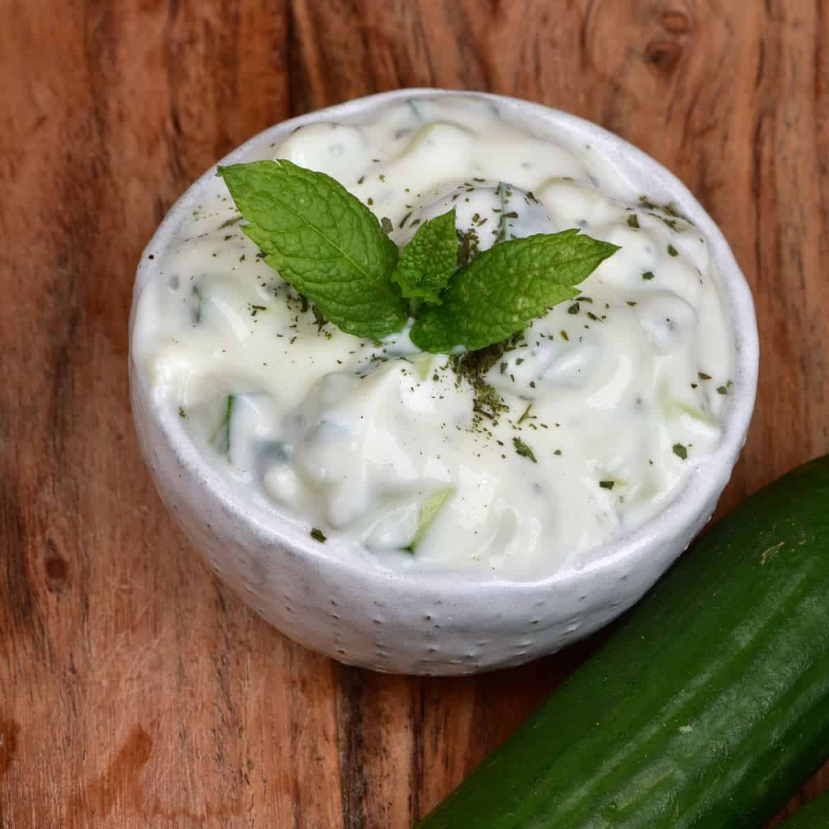 Cucumber Yogurt Sauce Dip