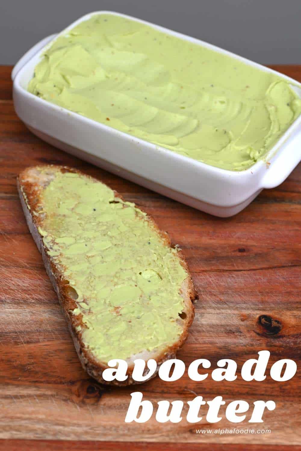How To Make Avocado Butter (Avocado Compound Butter) Alphafoodie