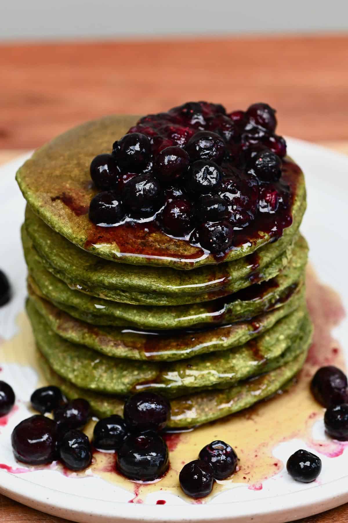 Healthy Oatmeal Spinach Pancakes (GF) Alphafoodie