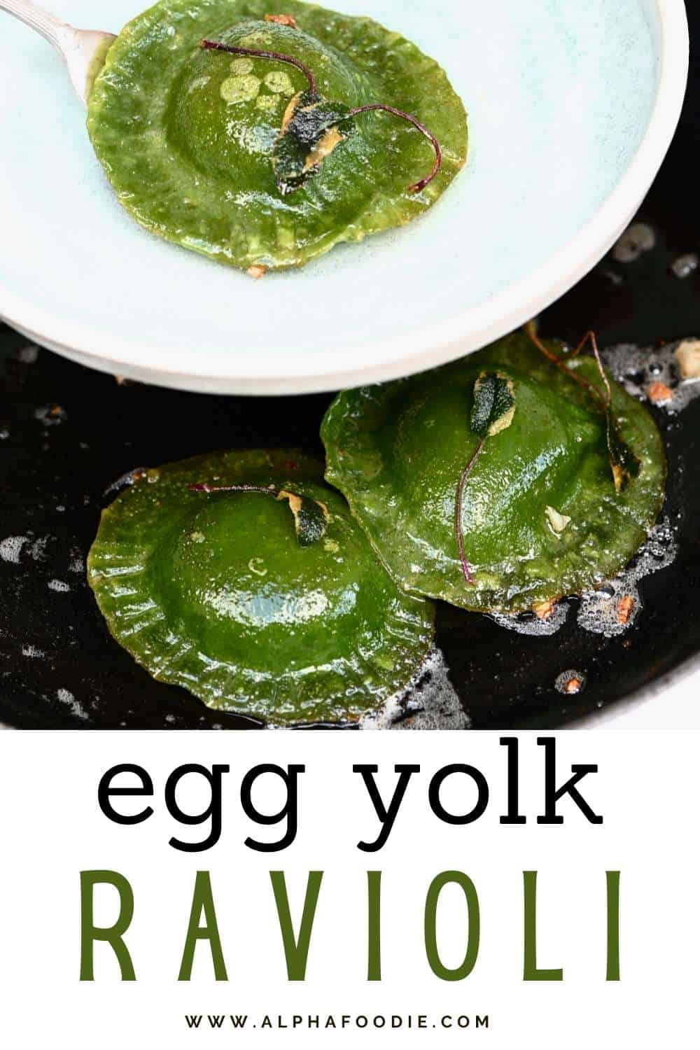 Homemade Egg Yolk Ravioli (Raviolo al Uovo) Alphafoodie