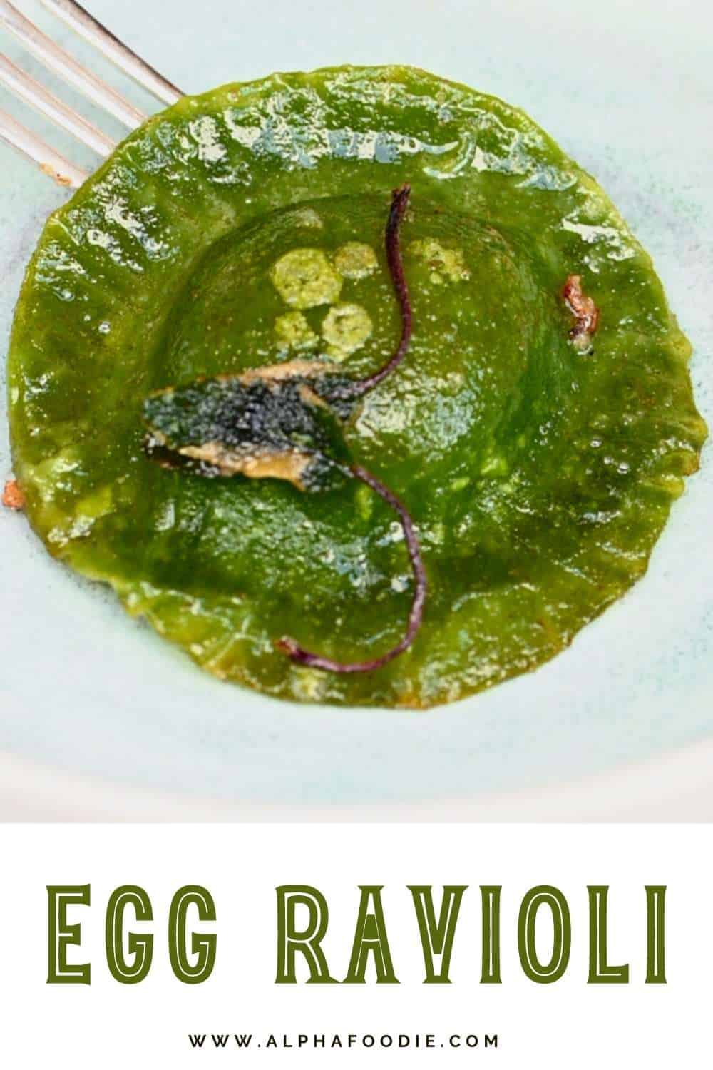 Homemade Egg Yolk Ravioli (Raviolo al Uovo) Alphafoodie