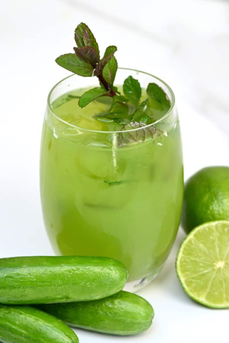 Refreshing Cucumber Lemonade (with Lemon or Lime) Alphafoodie