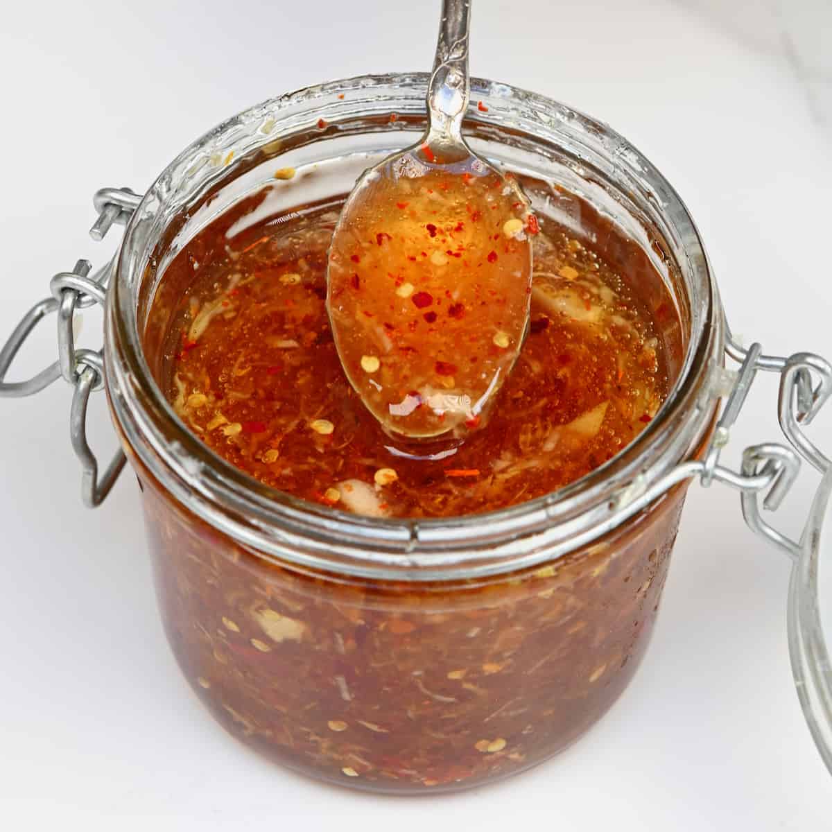 Garlic and Chili Infused Honey (Spicy Honey Sauce) Recipe Cart