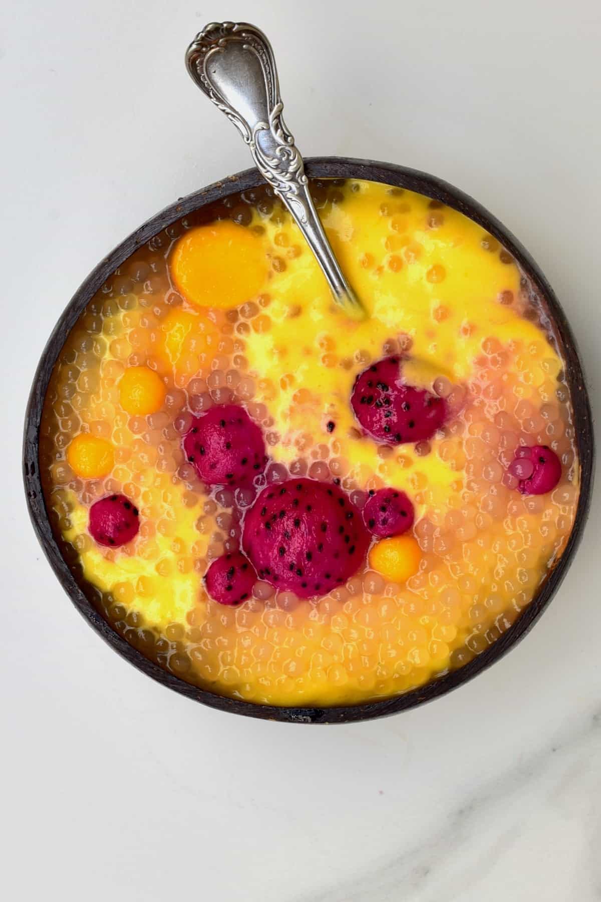 Mango Sago Dessert (with Coconut Milk) Alphafoodie