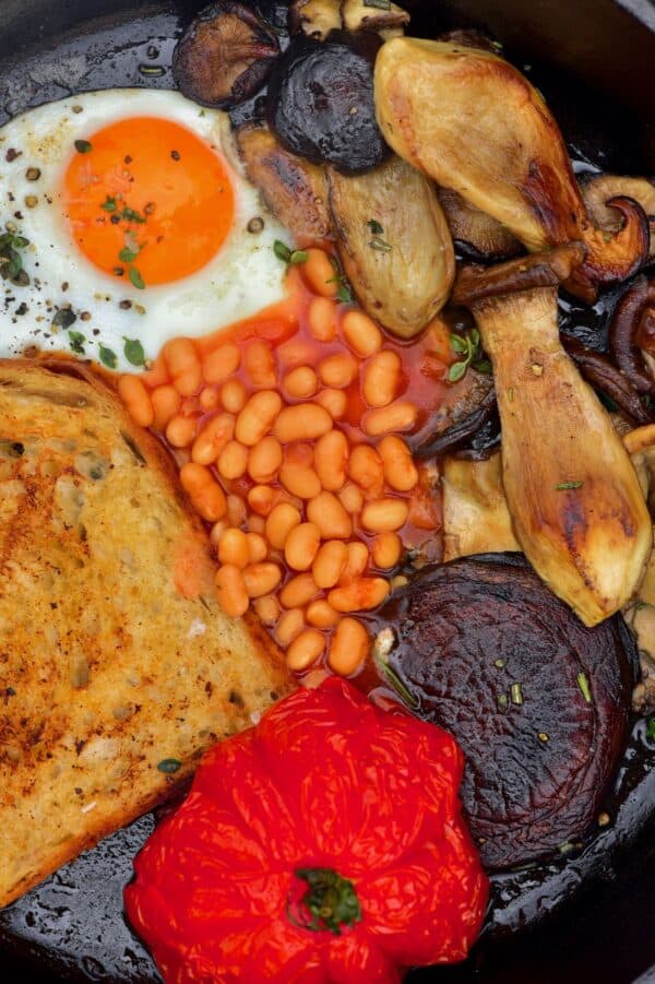 OnePan Vegetarian Full English Breakfast (British FryUp) Alphafoodie