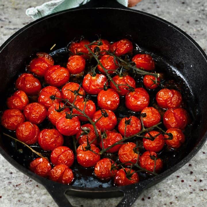 Simple Roasted Cherry Tomatoes (Baked Cherry Tomatoes) Alphafoodie