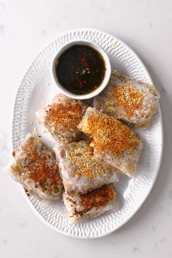 Crispy Rice Paper Dumplings (Glutenfree Vegan) Alphafoodie