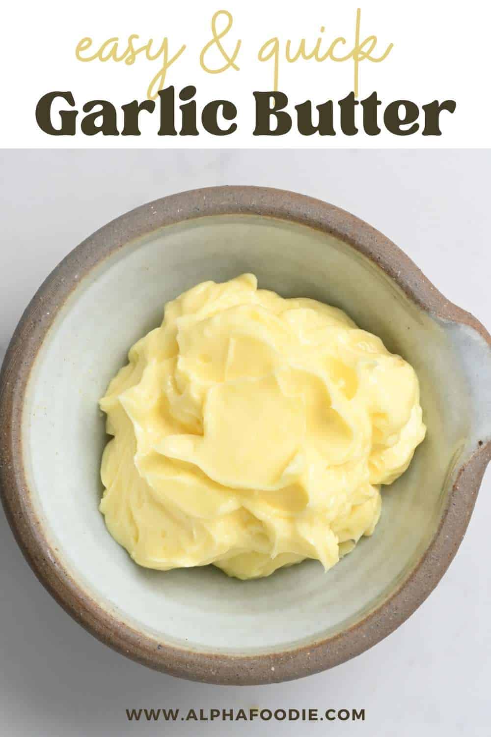 Homemade Roasted Garlic Butter (+ Flavor Variations) Alphafoodie