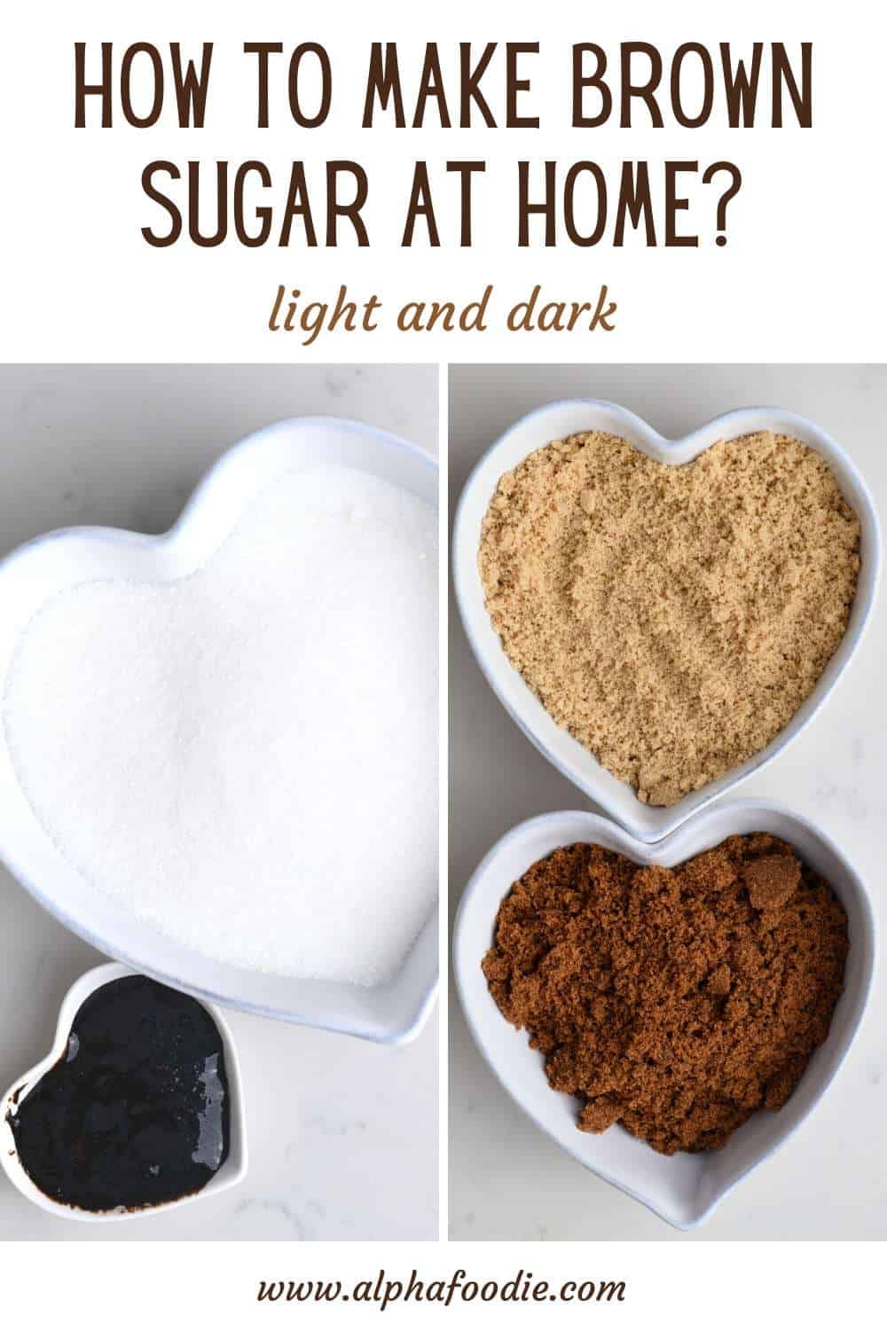 How to Make Brown Sugar at Home? (Light & Dark Brown) Alphafoodie