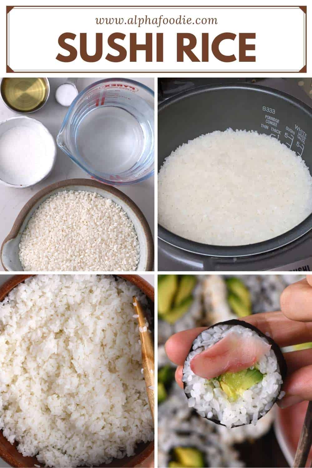 How to Make Sushi Rice (+ Top Tips and FAQs) Alphafoodie