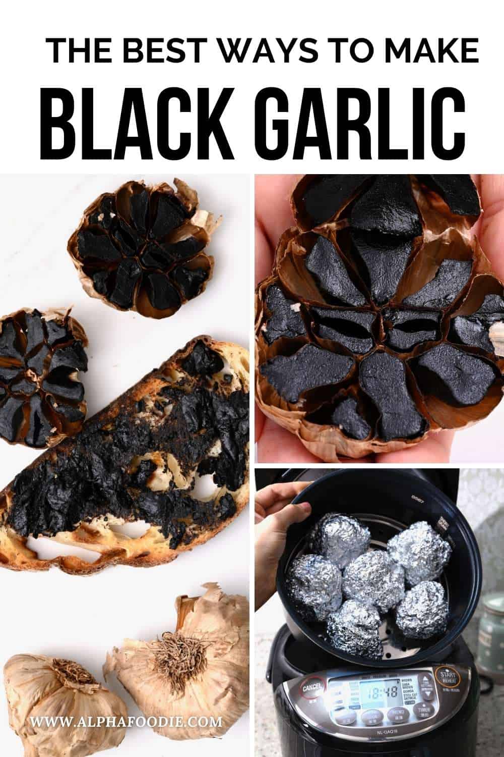 How to Make Black Garlic (+ What is it FAQs Uses) Alphafoodie