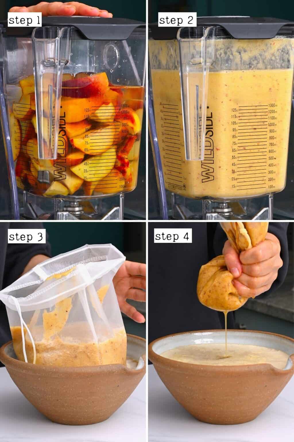 How to Make Peach Juice (Peach Nectar 2 Methods) Alphafoodie
