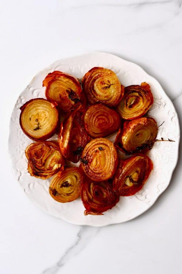 Simple Roasted Onions (Halved, Whole, Quartered) Alphafoodie