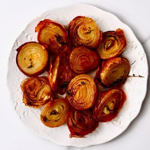 Simple Roasted Onions (Halved, Whole, Quartered) Alphafoodie