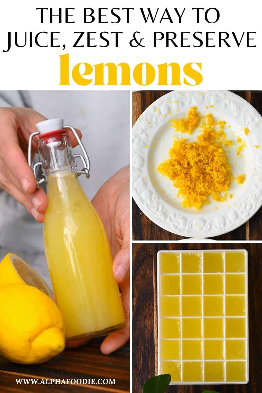 How to Juice a Lemon (6 Methods With + Without Juicer + Freeze it