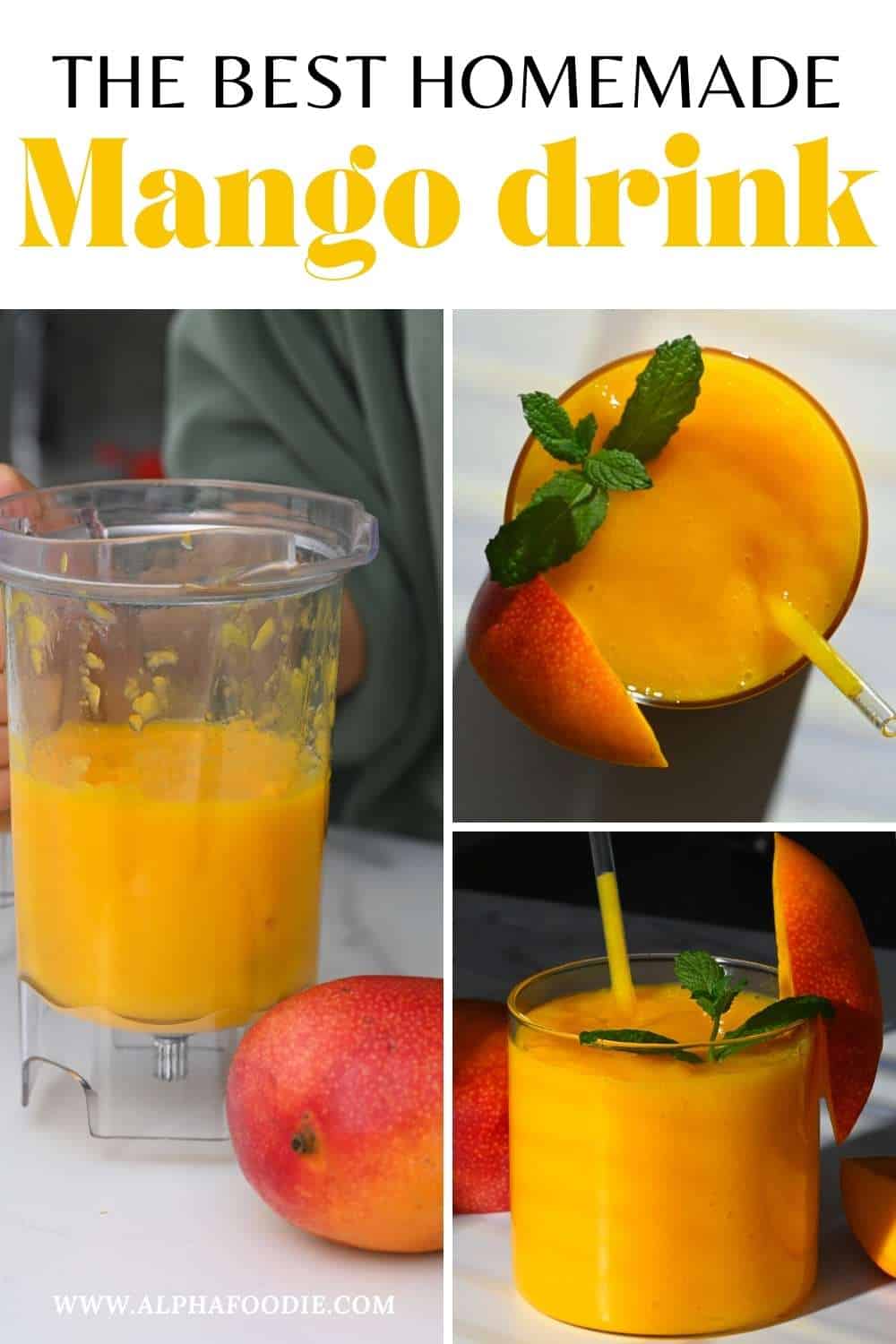 How to Make Mango Juice (Mango Nectar) Alphafoodie