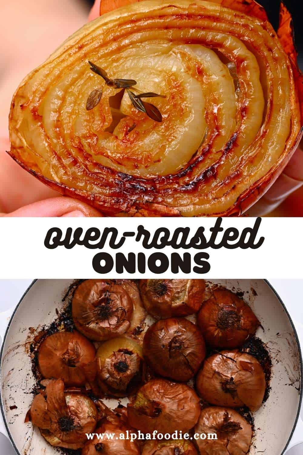 Simple Roasted Onions (Halved, Whole, Quartered) Alphafoodie