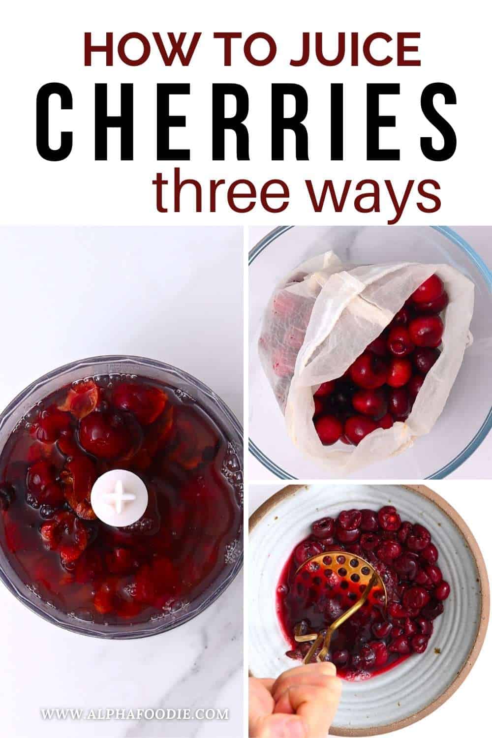 How To Make Cherry Juice Alphafoodie
