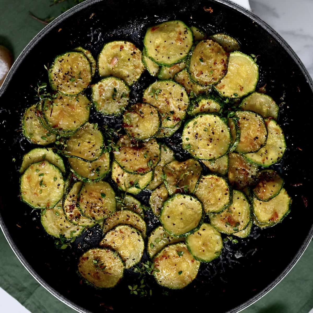 The Best PanFried Zucchini Recipe Cart