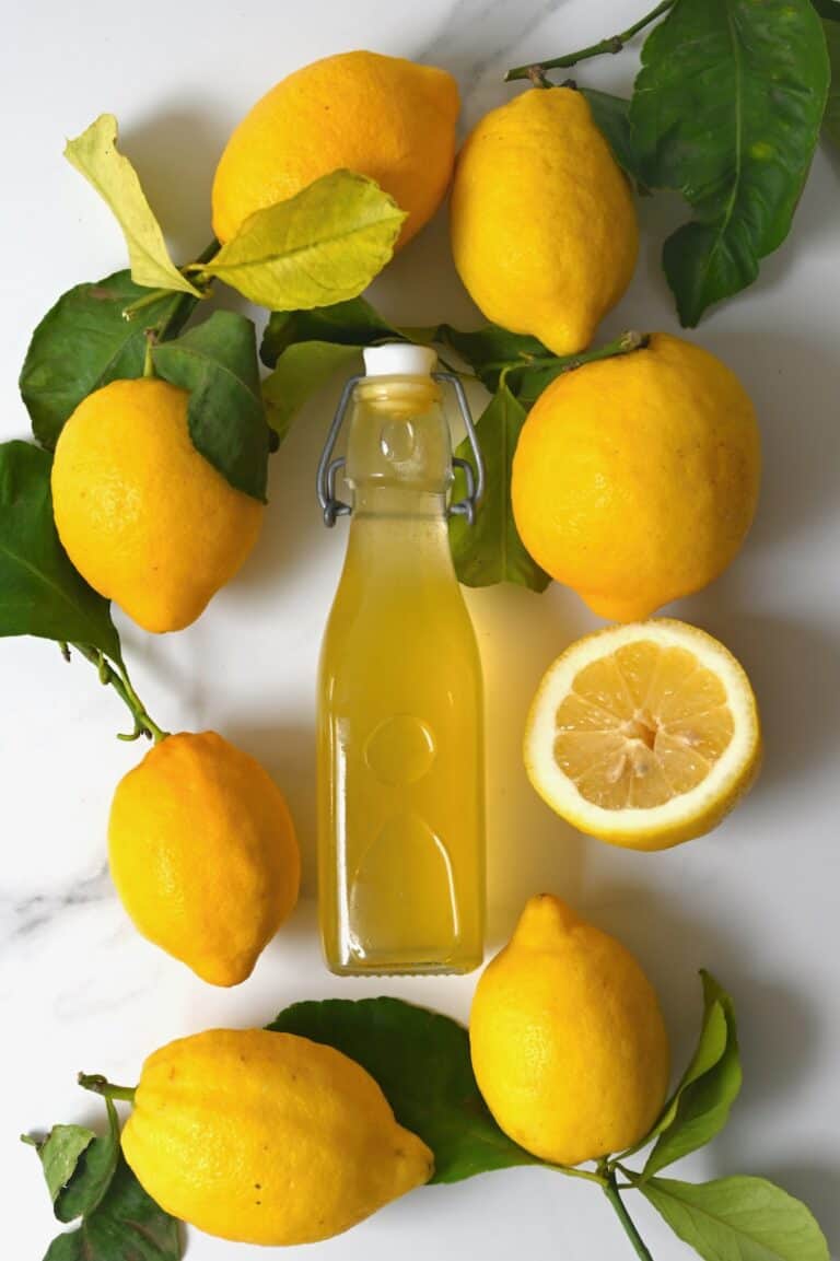 Lemon Simple Syrup Alphafoodie