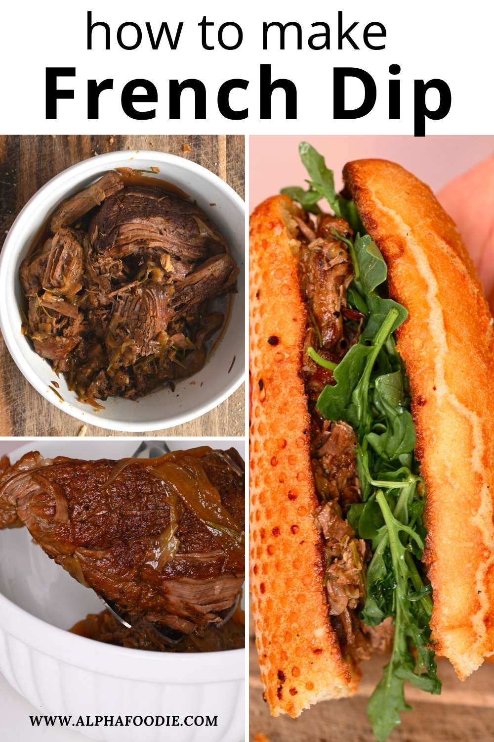 The Best French Dip Sandwich Alphafoodie