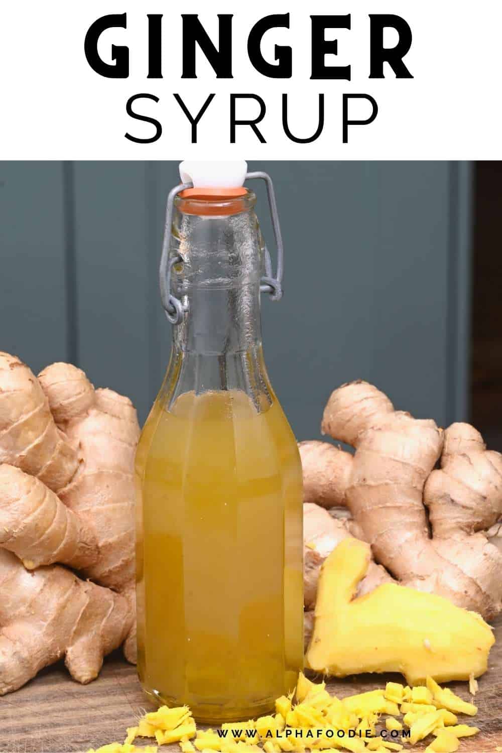 Fresh Ginger Simple Syrup Recipe Alphafoodie